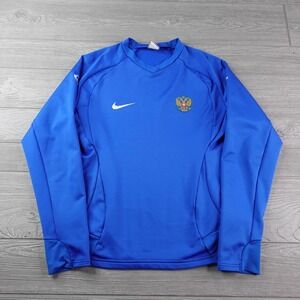 Vintage Nike Russia Soccer Jersey Men's Size Small Y2K Streetwear Football 2007